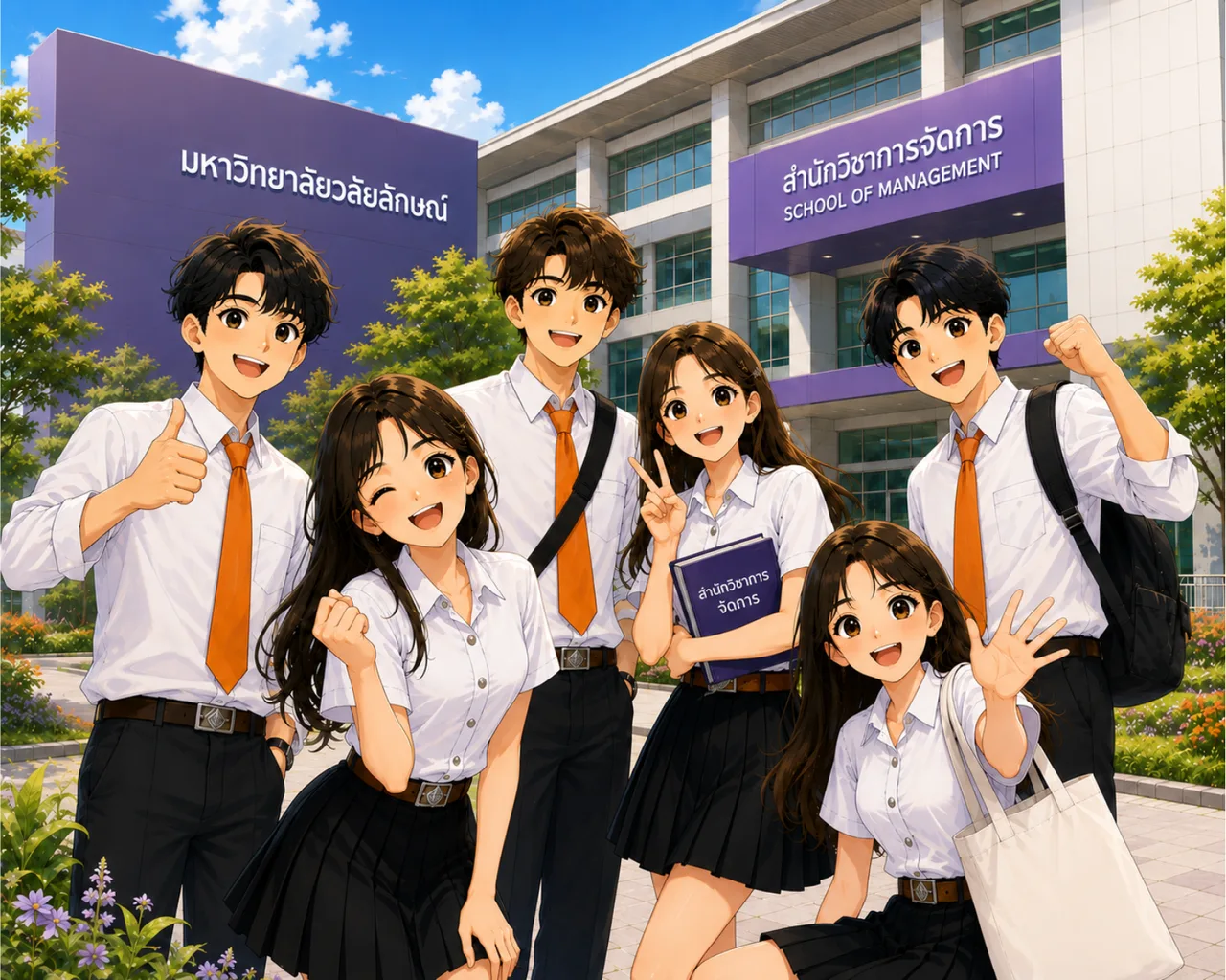 นักศึกษาสำนักวิชาการจัดการ มหาวิทยาลัยวลัยลักษณ์